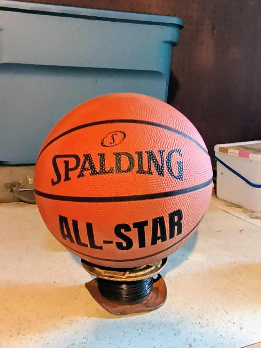 Spalding All-Star Basketball - Orange Full Size Used I Filled With Air